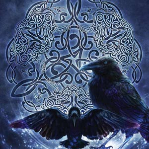 Brigid Ashwood Celtic Raven PS5 Digital Edition Console Skin